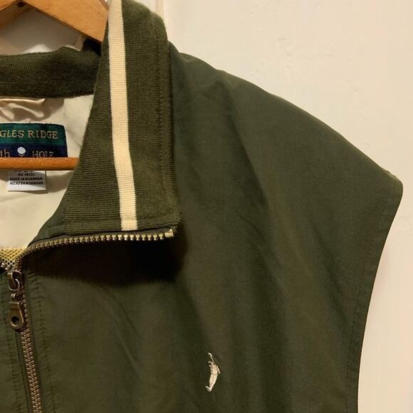 Golf vest by Eagles Ridge in forest green w mesh lining in a Sz Large in EUC - Picture 3 of 8